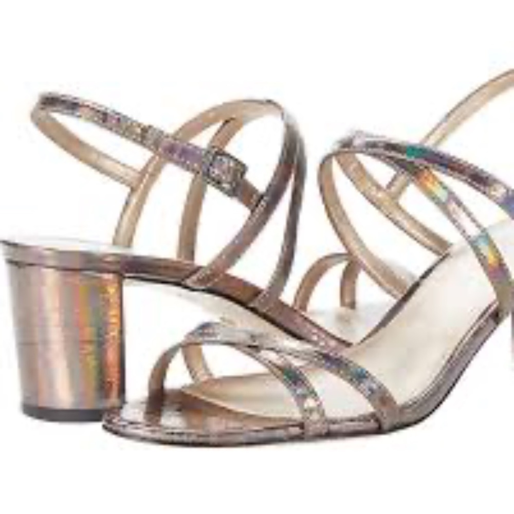 NIB Pelle Moda Layla Leather Slingback Heeled Sandal 7.5